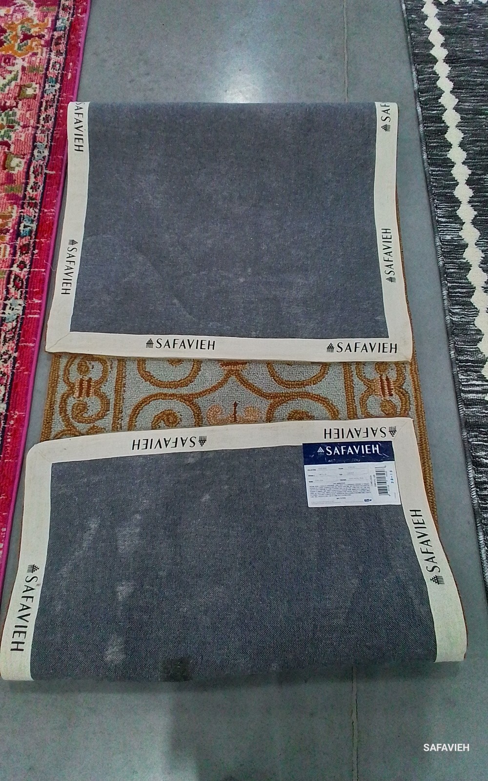 LIGHT BLUE 2'-6" x 8'-0" Back Stain Rug, Reduced Price 1172775638 HK11L-28 gallery