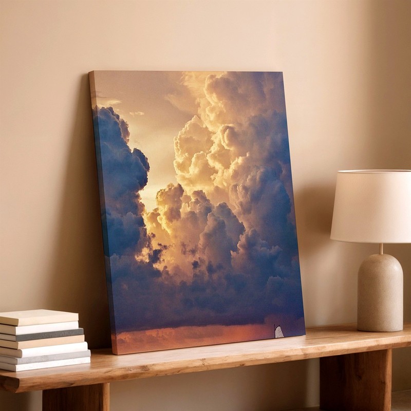 Wall Art Dramatic Cloudscape Seascape Sailboat Sunset Canvas Print Coastal Decor gallery