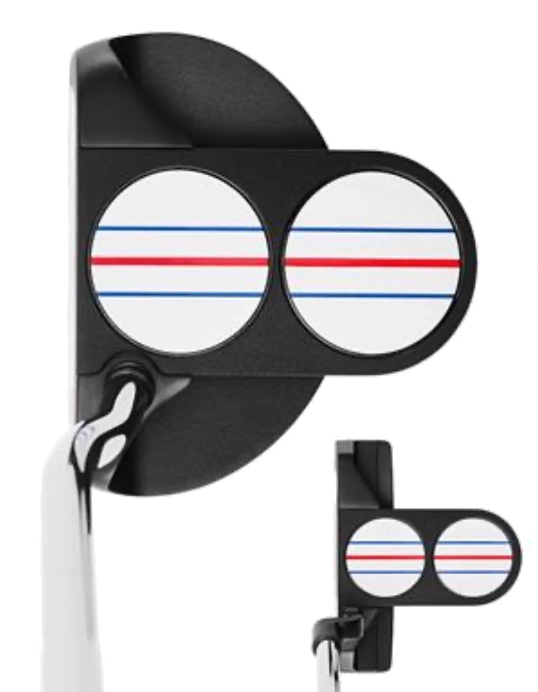 37mm Odyssey Triple Track Two Ball Putter Alignment Aide Vinyl Decal Sticker TWO gallery