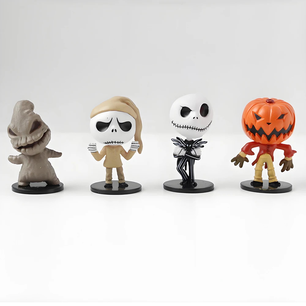 8pcs/set The Nightmare Sally Jack Skellington Christmas Action Figure Vinyl Figu gallery