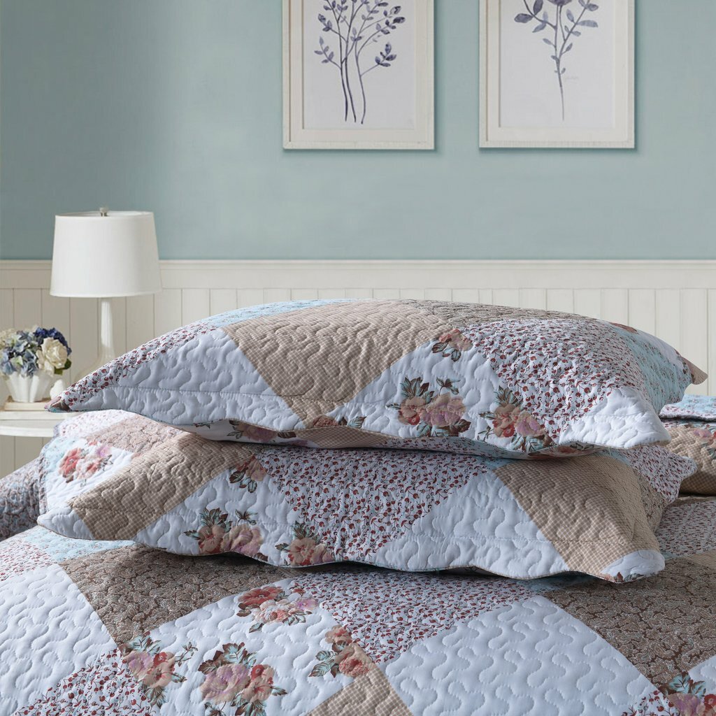 MarCielo 3 Piece Printed Quilt Set Lightweight Bedspread Set B75 gallery
