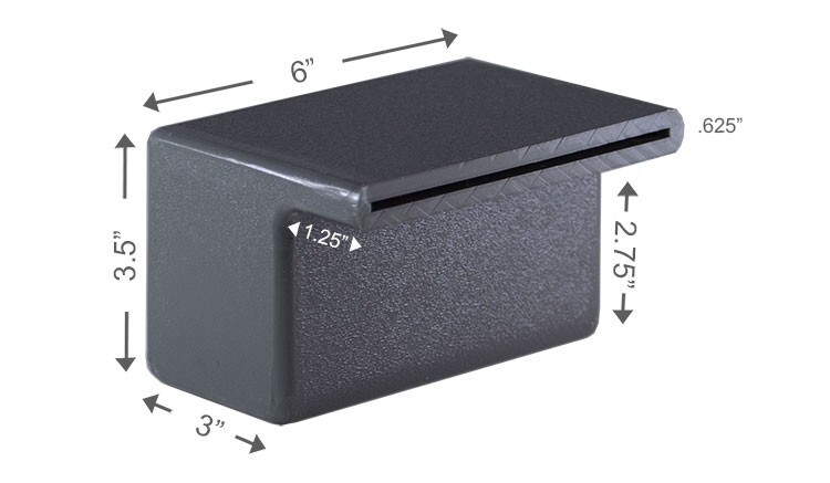 Tomaso 6" Water Sheet Pool/Spa & Fountain or Water Wall Spillway in Gray BTM Fed gallery