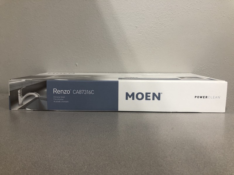 Moen CA87316C Renzo One Handle Chrome Pull-Out ADA Compliant Kitchen Faucet gallery