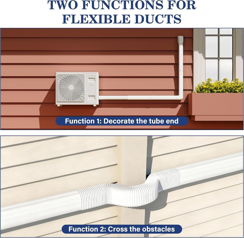 Mini Split Line Cover Kit - White gallery