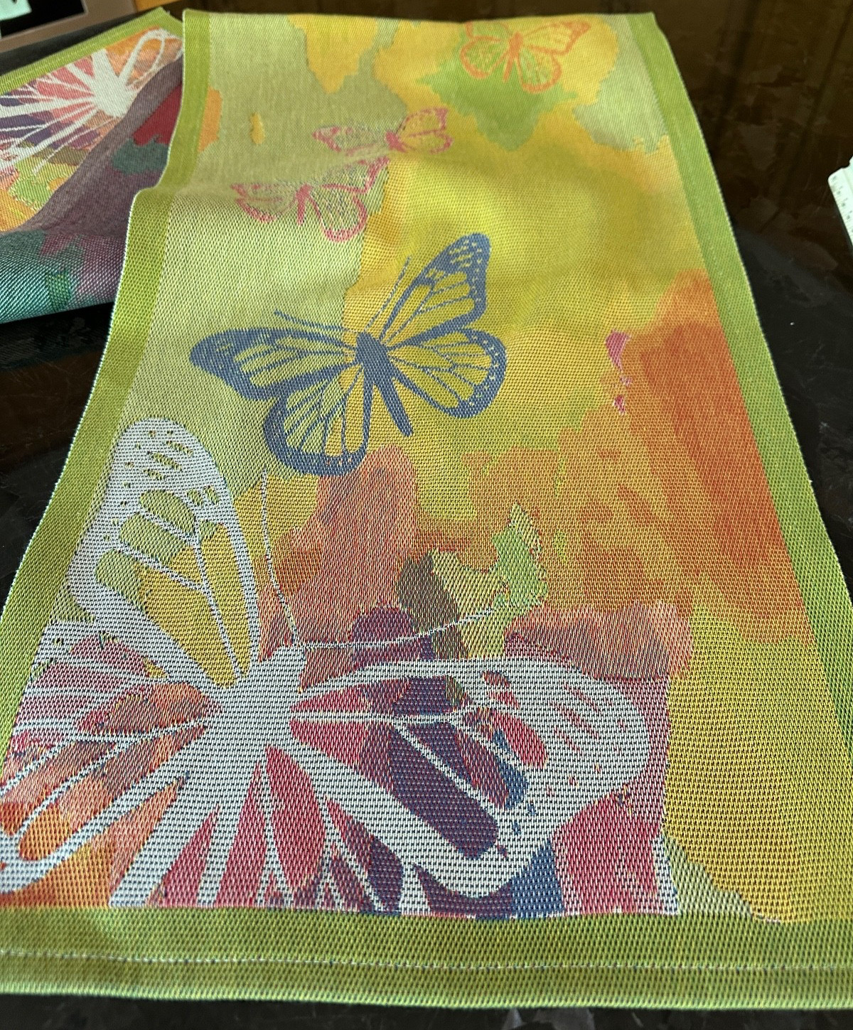 EKELUND SWEDEN TABLE RUNNER 100% COTTON butterfly gallery