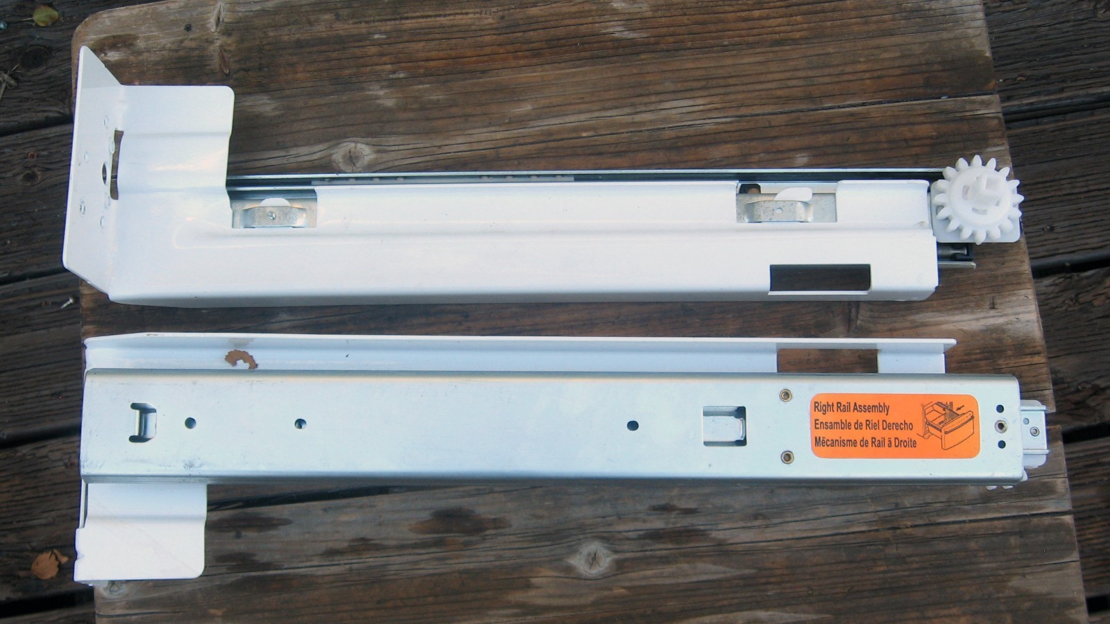LG Kenmore Freezer Drawer Rail and Connector RIGHT MGT42902801 MCD42341602 gallery