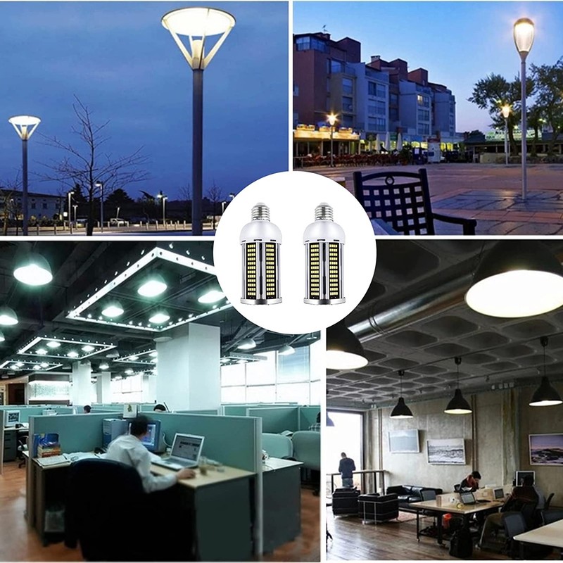400W Equivalent LED Corn Light Bulb 40W 5000Lumen 5000K Daylight White E26/27 gallery