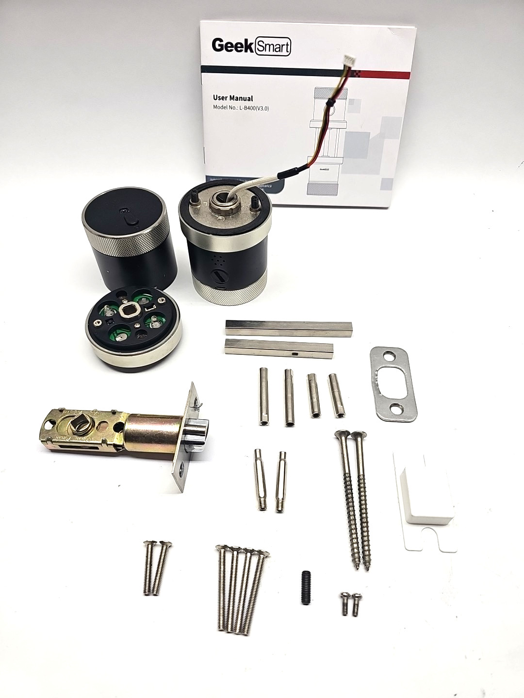 Geek Smart L-B400 V3.0, Smart Lock Deadbolt, (Missing Parts ) No Keys gallery