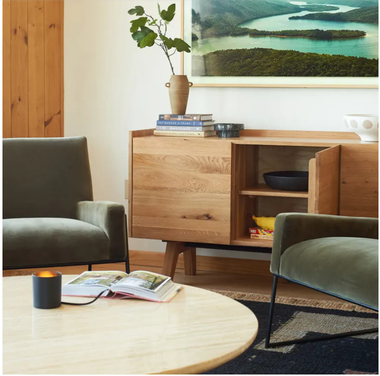 Article Madera Oak 65" Sideboard, TV Console, Credenza gallery