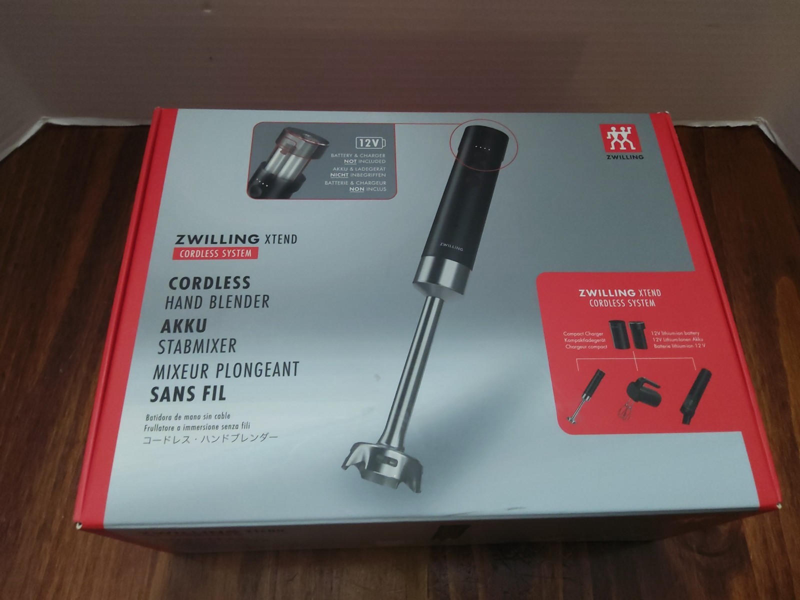 Zwilling XTEND Cordless Hand Blender, New, Sealed Box gallery