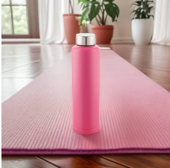 Inside Copper outside Steel Water Bottle 1000 ml Leakproof School Office Gym gallery