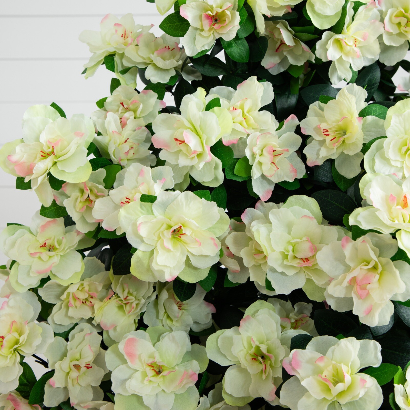 57” Azalea Artificial Flowering Tree with Natural Trunk Home Decor. Retail $179 gallery