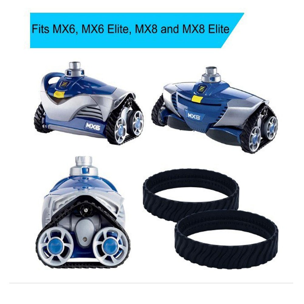2PCS R0526100 Tire Wheel For Zodiac Baracuda Pool Cleaner MX8 MX6 Elite AXV408P gallery