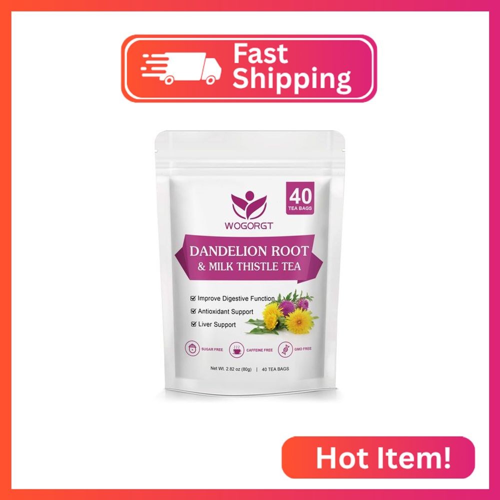 Dandelion Root with Milk Thistle Tea - Organic Dandelion Root and Milk Thistle T gallery