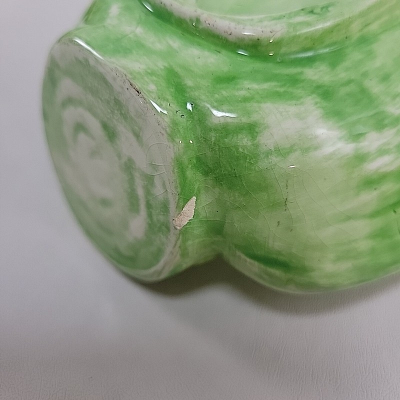 Vintage MCM Celery Shaped Dish Ceramic Art Pottery 14”L gallery