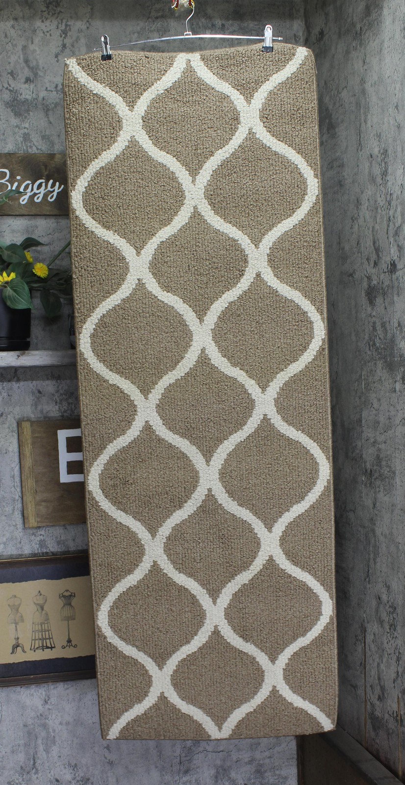 Mohawk Washable Non-Skid Runner Area Rug Brown Mutli 21x60 gallery