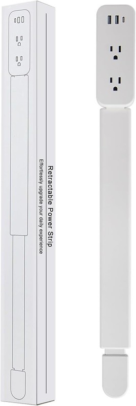 Rotating Wall Plug Power Socket Expander - 22"-34" Extension gallery