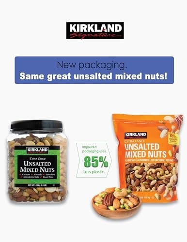 Unsalted Mixed Nuts 2 Pack 40 Ounce Each Extra Fancy Whole Kernels gallery