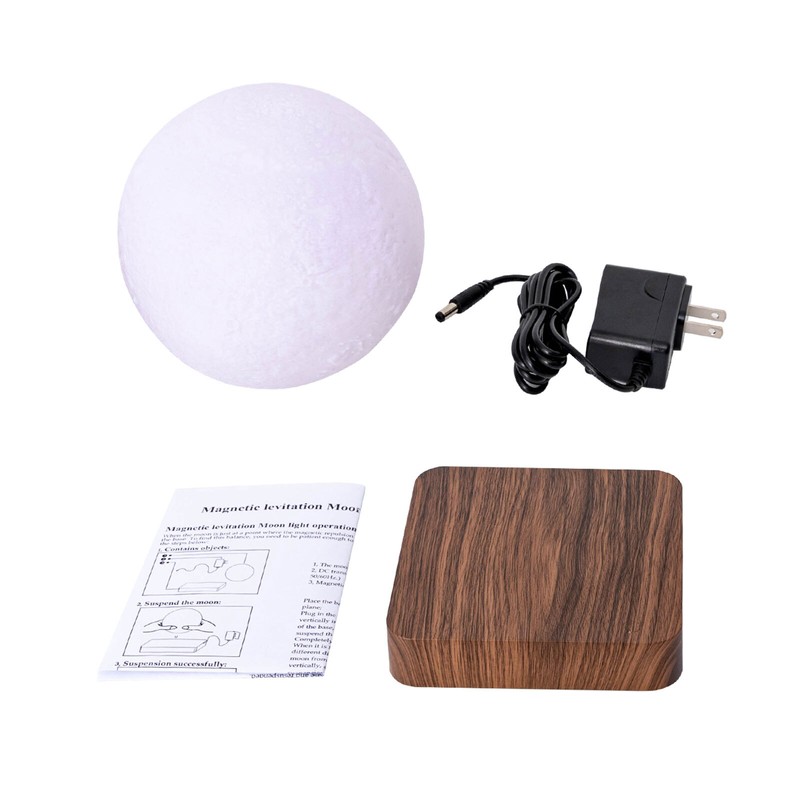 3D Printing Magnetic Levitating Floating Moon Lamp Night Light Room Table Decor gallery