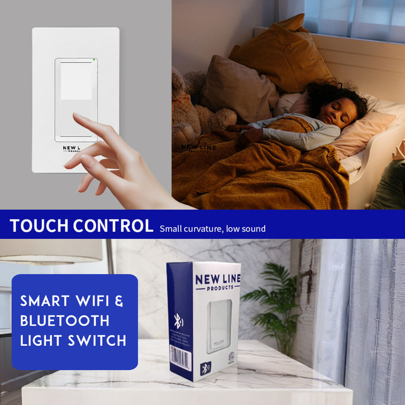 WiFi Bluetooth Smart Light Switch Voice & APP Control Compatible Alexa & Google gallery