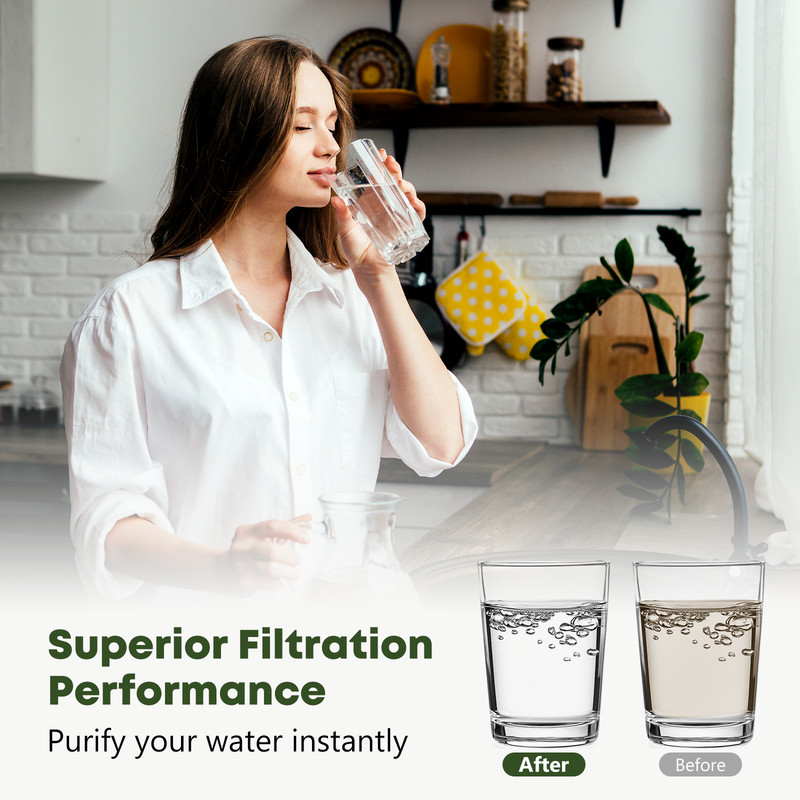 MWFP Refrigerator Water Filter Replacement for GE MWF MWFP GWF 46-9991, 46-9996 gallery