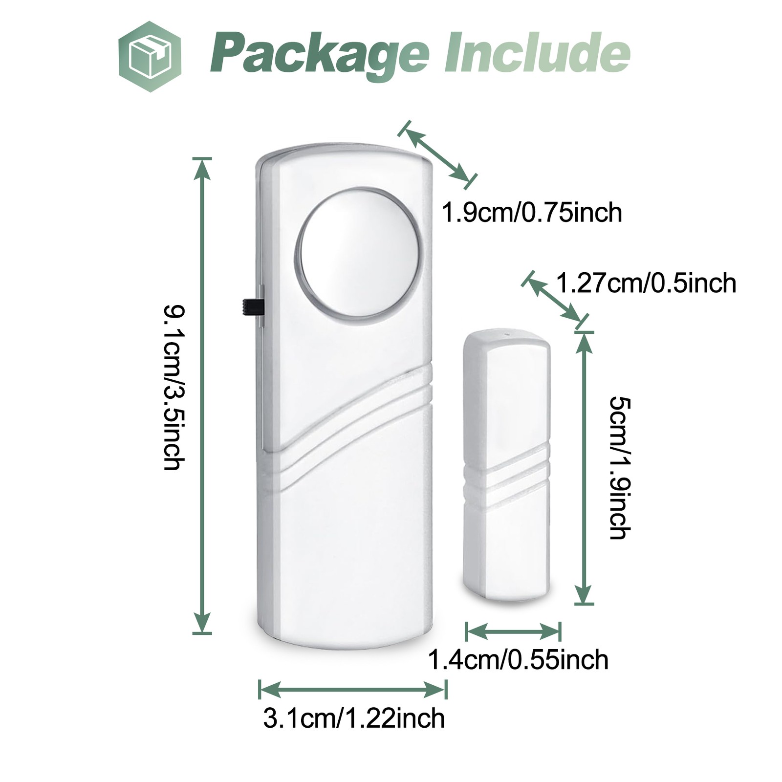 5-Pack Wireless Door Window Alarm Magnetic Sensor Home Garage Security 95dB gallery