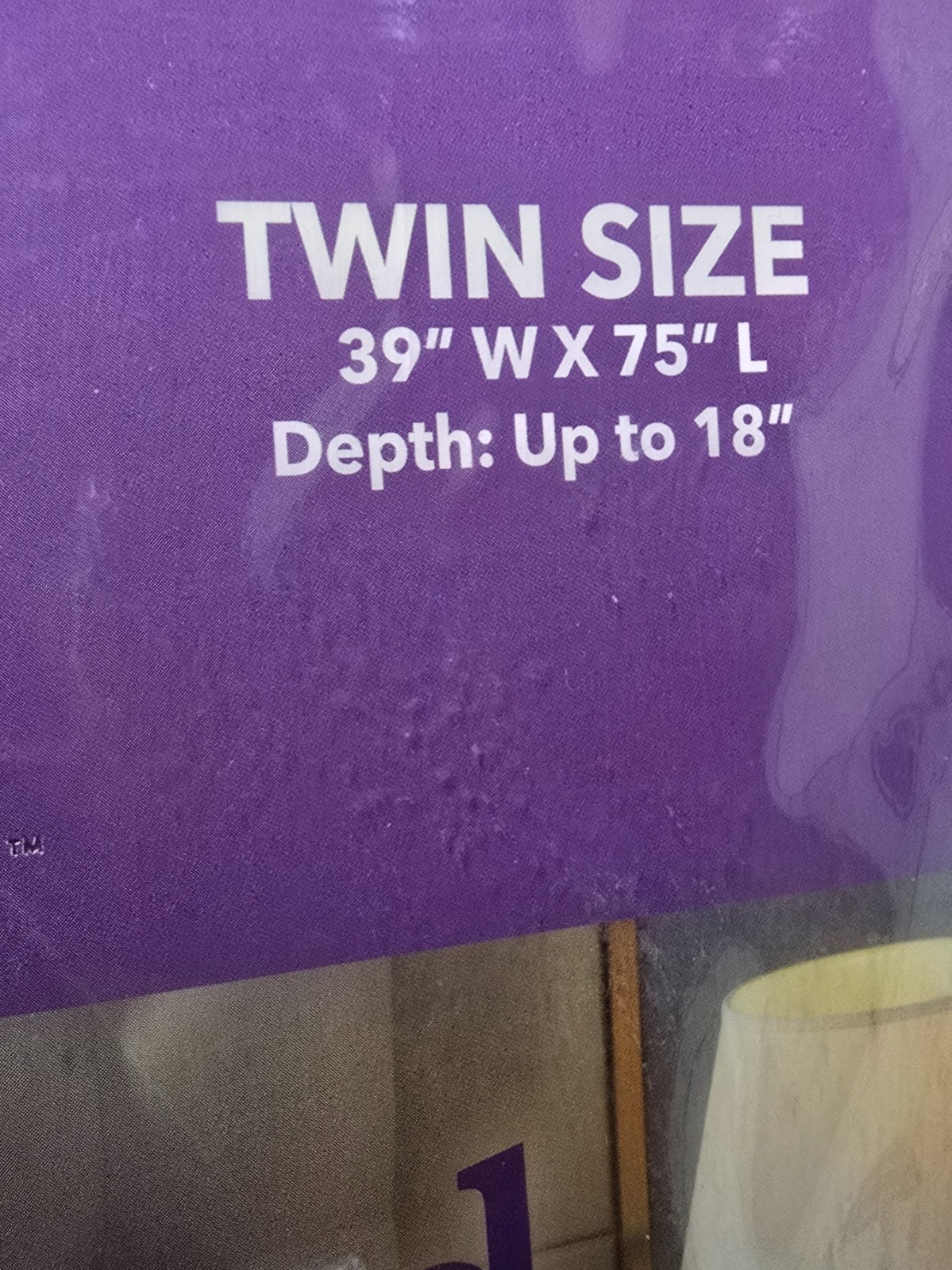 NEW Supreme Living Lavender Infused Mattress Protector Twin Size gallery
