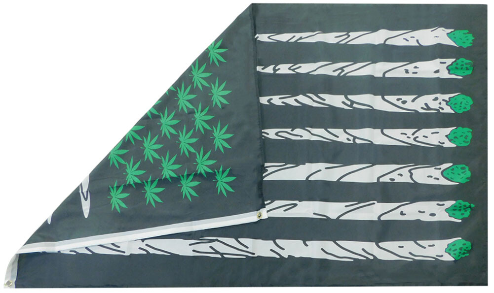 USA Marijuana 9 Point Leaf Flag 3x5FT Weed Banner Blunt Toke Dorm Decor 100D gallery