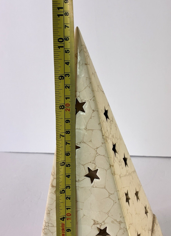 Party Lite Tealight Candle Holder Stars Moon Pyramid RETIRED P0161 Celestial gallery