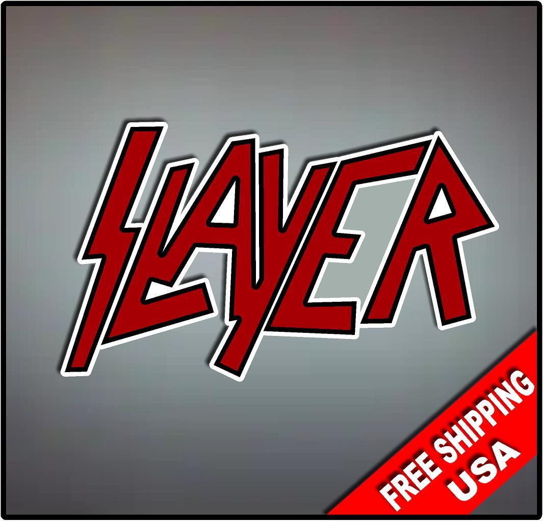 Slayer Vinyl Wall logo Decal Sticker Heavy Metal Rock Band Various Sizes gallery