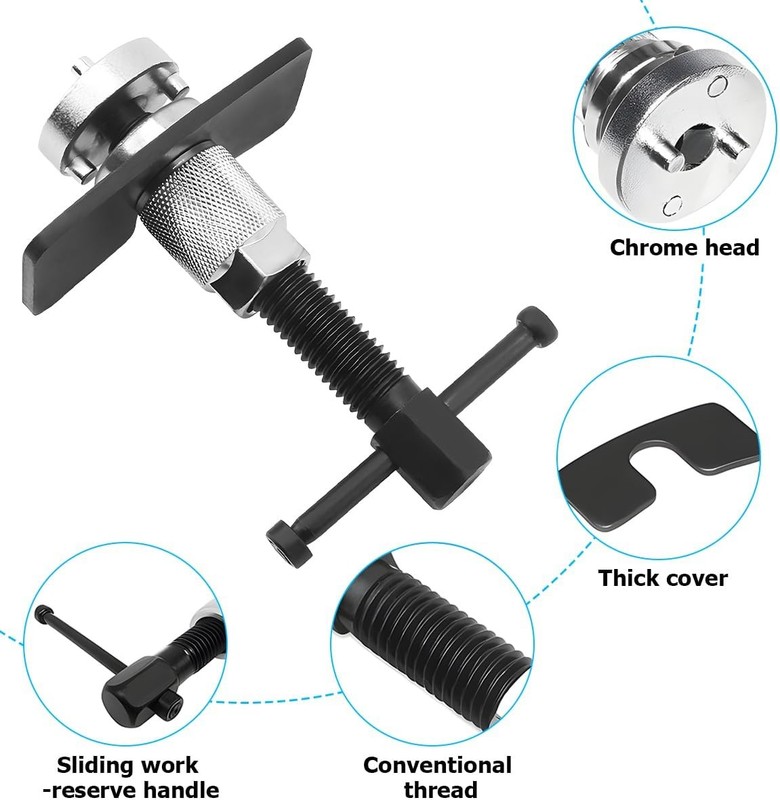 3PCS Car Brake Piston Wind Back Tool, Automotive Brake Caliper Piston Rewind Kit gallery