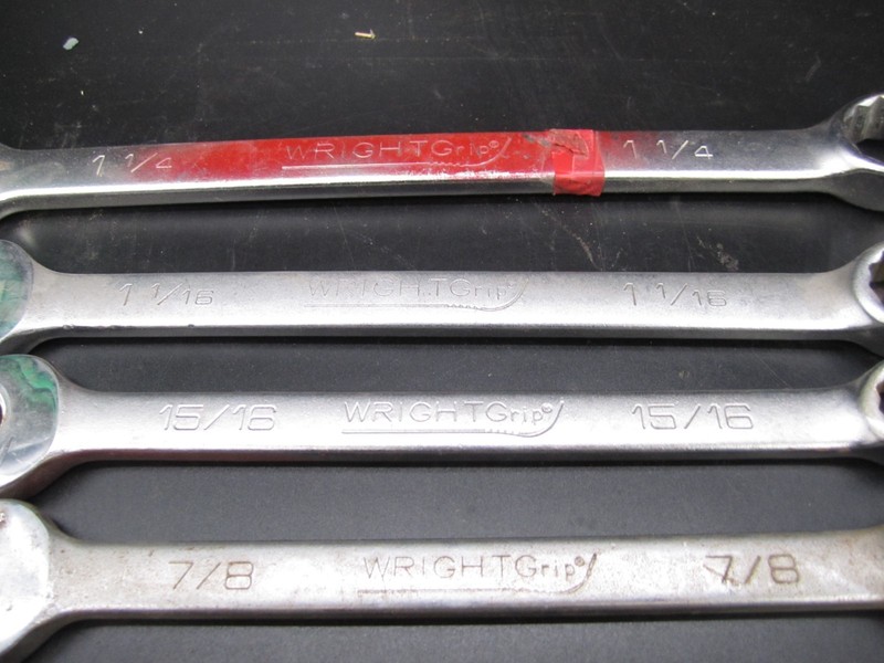 Wright Tool WRIGHTGRIP Combination Wrench Set satin finish gallery