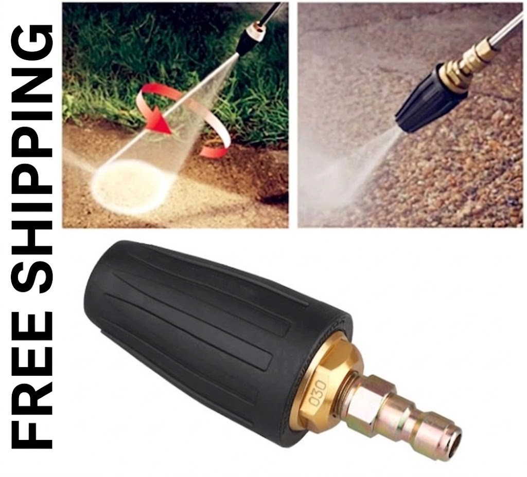 4000PSI Pressure Washer Rotating Turbo Nozzle 4.0GPM 1/4" Quick Connect Spray gallery