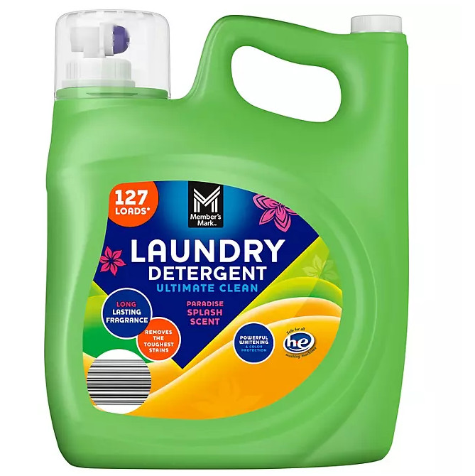 Member's Mark Liquid Laundry Detergent, Paradise Splash, 127 loads, 196 fl. oz. gallery