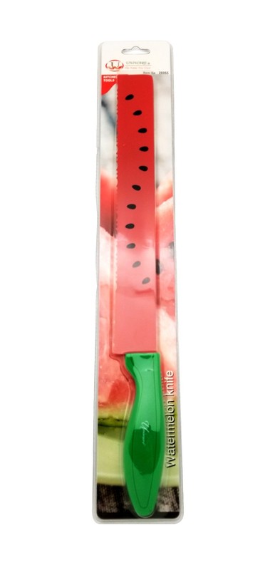 Water Melon Knife Cutter/Slicer Sharp Blade, Red 11 Inch gallery