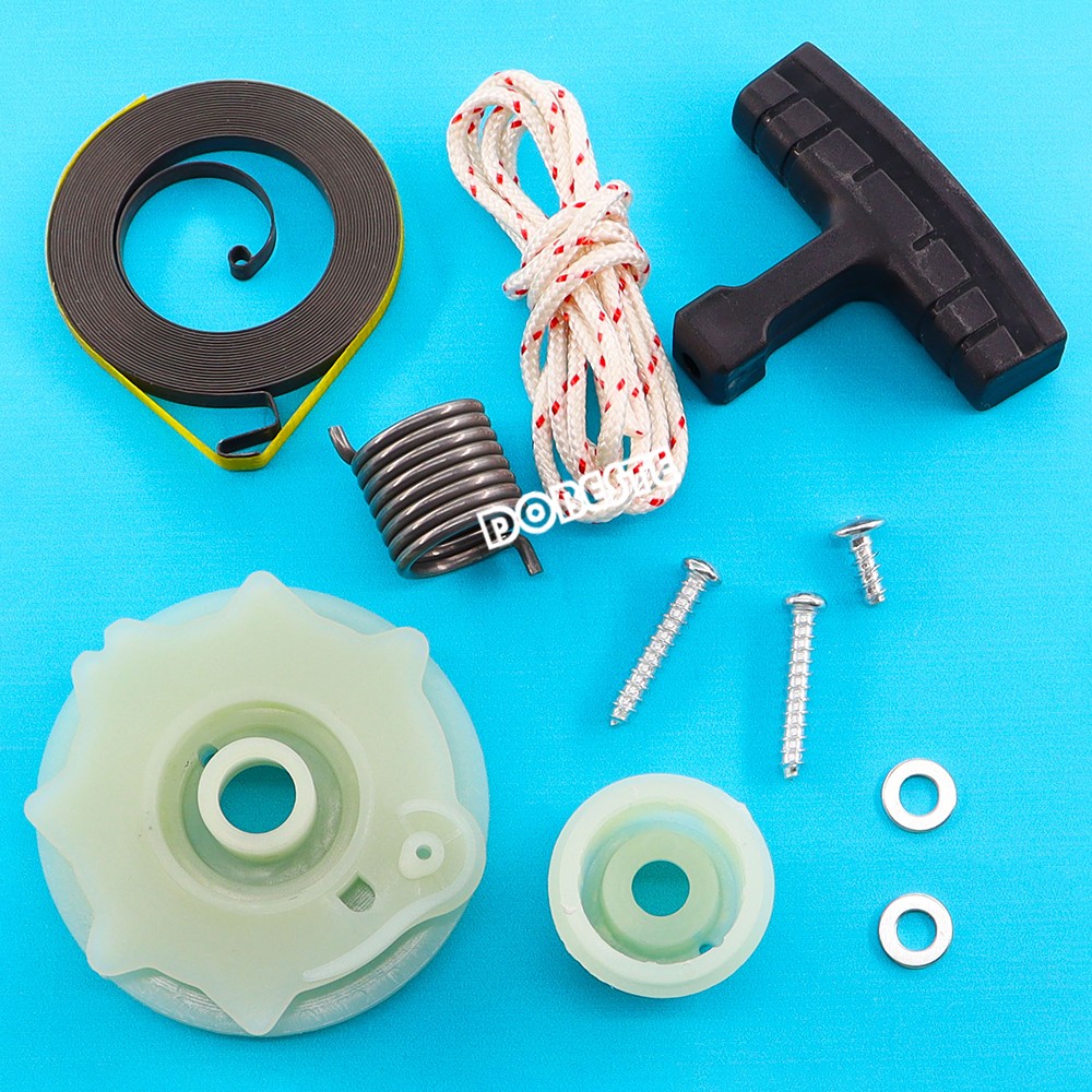 Recoil Starter Pulley Spring Kit For Husqvarna 137 142 Chainsaw 530071966 Rope gallery
