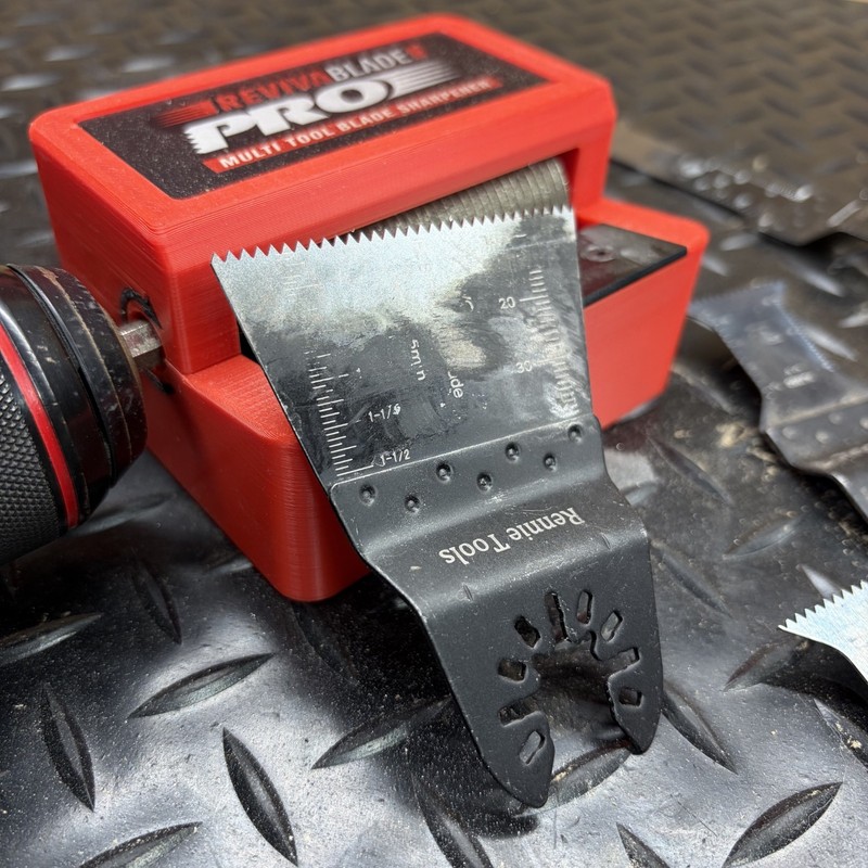 REVIVABLADE® Pro Multi-Tool Blade Sharpener – Cordless Drill Powered gallery