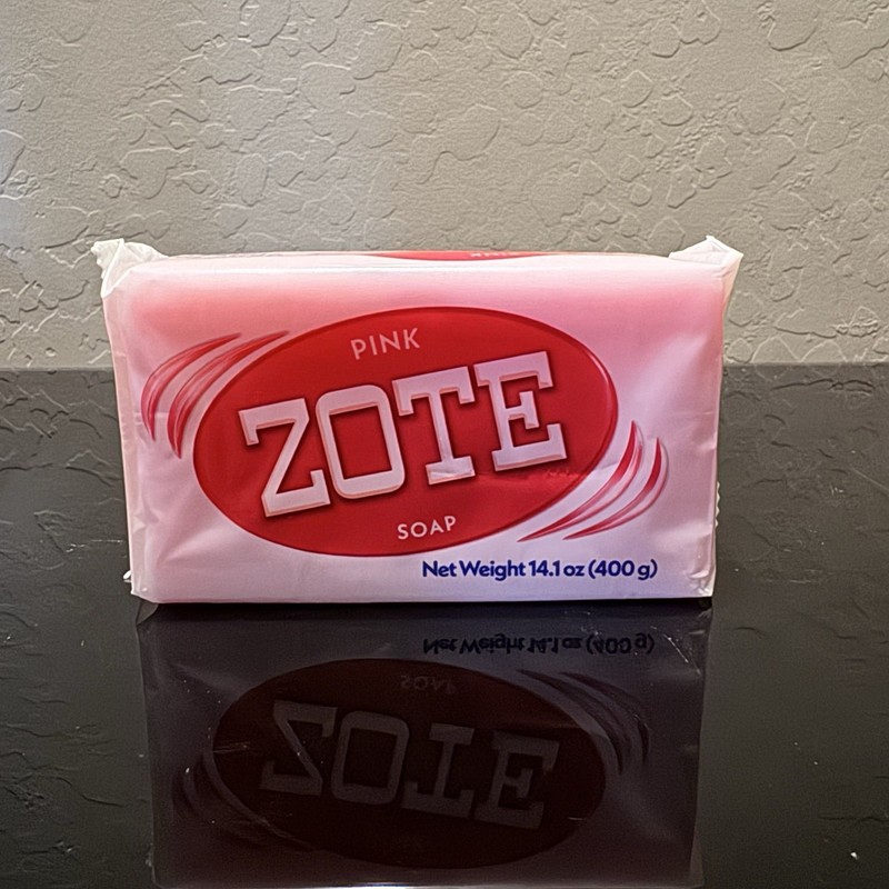 Zote Laundry Bundle: 17.6oz Flakes + 5 Large Bars (4 White, 1 Pink) gallery