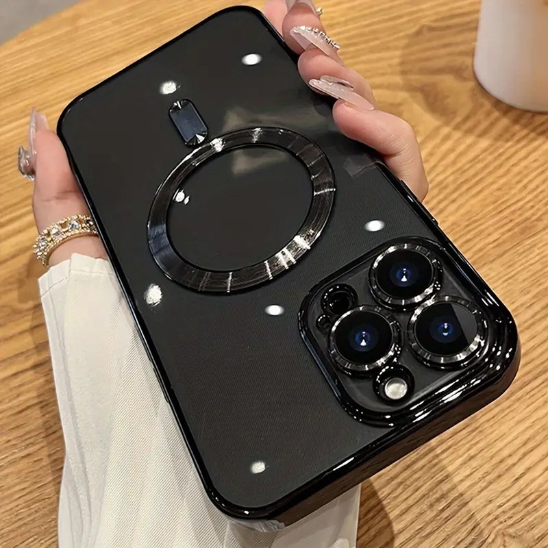 For iPhone 16 Pro Max 15 14 13 12 11 Magnetic Case Shockproof Screen Protector gallery