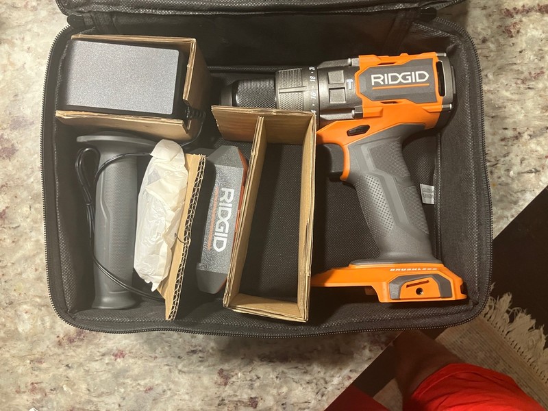 LSA APPROVED! RIDGID R86115 18V Brushless Hammer Drill Kit (Charger + Bag) NOB gallery