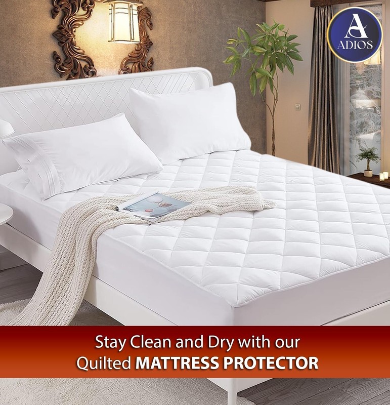 100% Waterproof Mattress Protector Mattress Pad Quilted Mattress Cover BrandX64 gallery