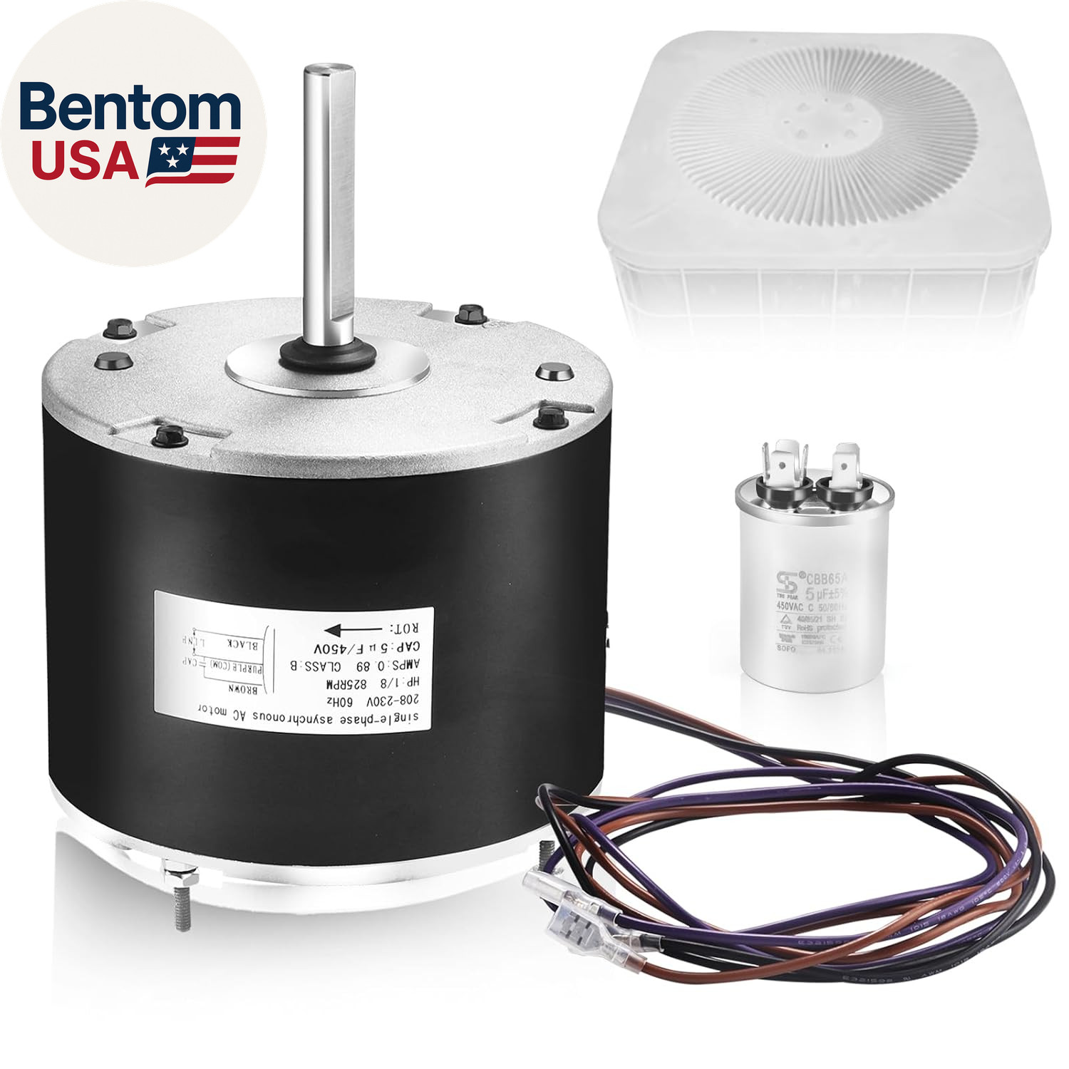 MOT18688 Condenser Fan Motor - Upgraded Replacement for Trane American Standard, gallery