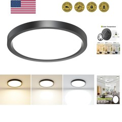 1PACK LED Flush Mount Ceiling Light, 3CCT Selectable 3000K-4000K-6500K & 100W…