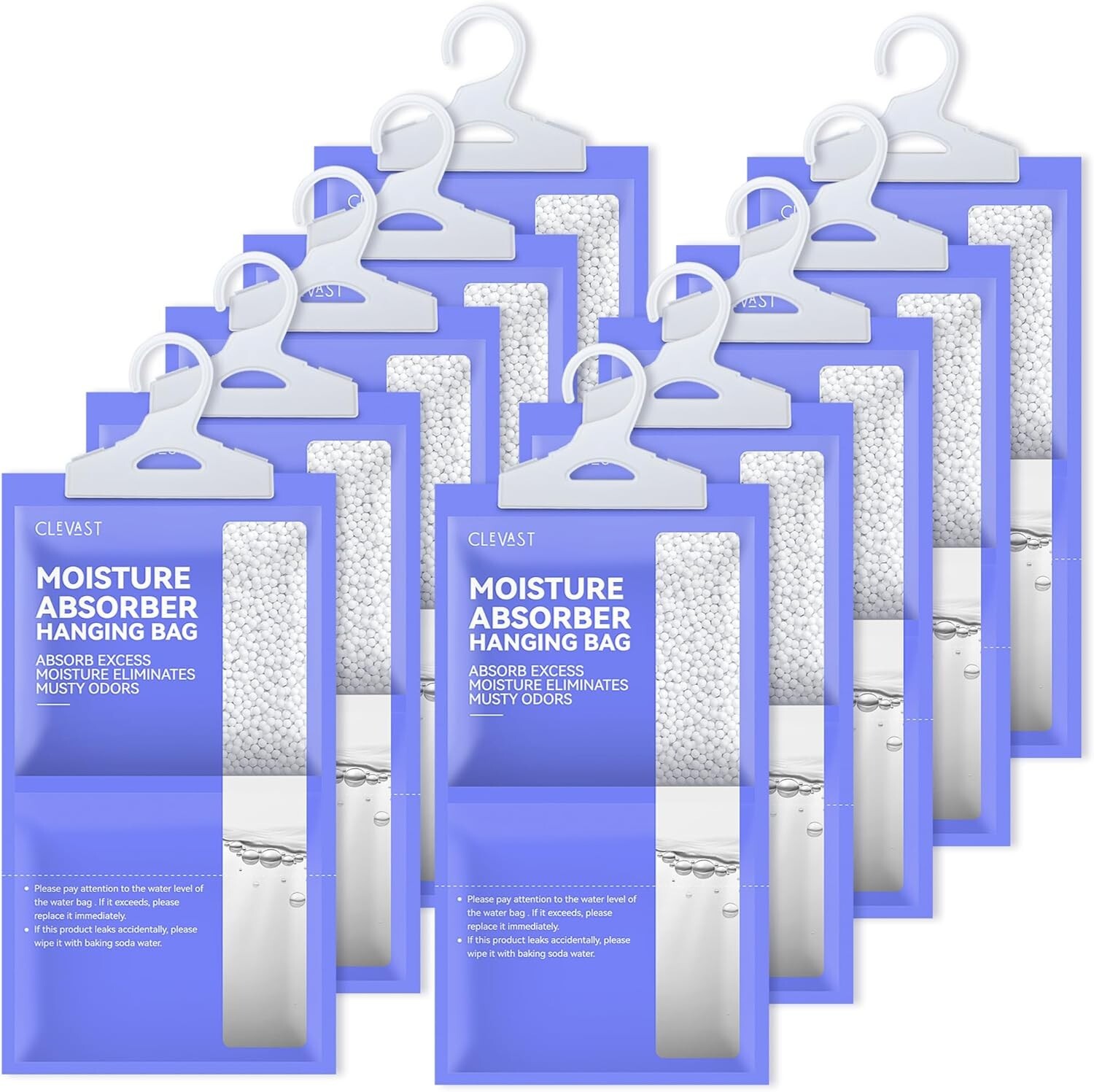 Moisture Absorbers Packets 10 Pack, Dehumidifier Bags for Closet, Unscented Hang gallery