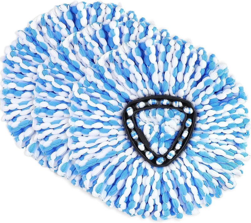 3x Replacement Microfiber Mop Head Wring Refill For O-Cedar RinseClean Spin Mop gallery