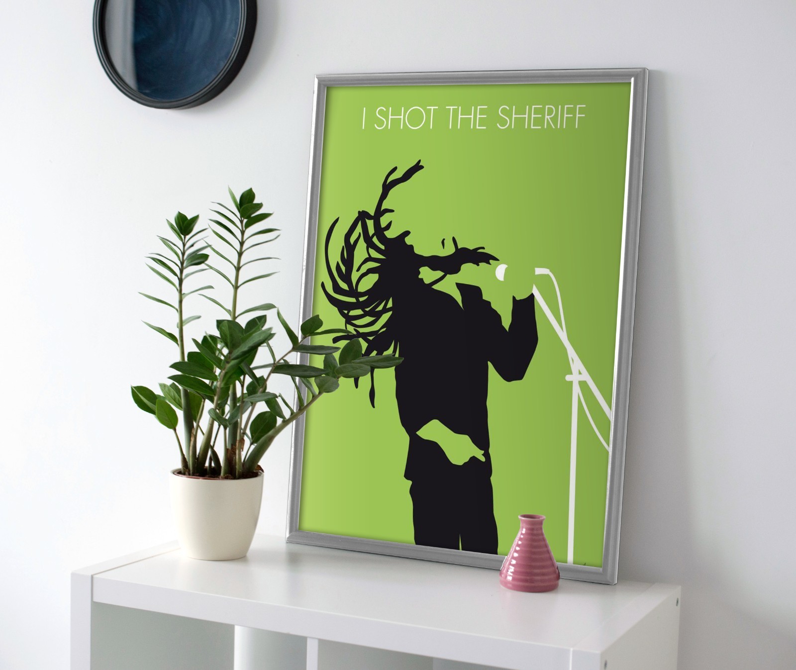 Bob Marley Sheriff Poster or Canvas - Bob Marley Wall Art gallery