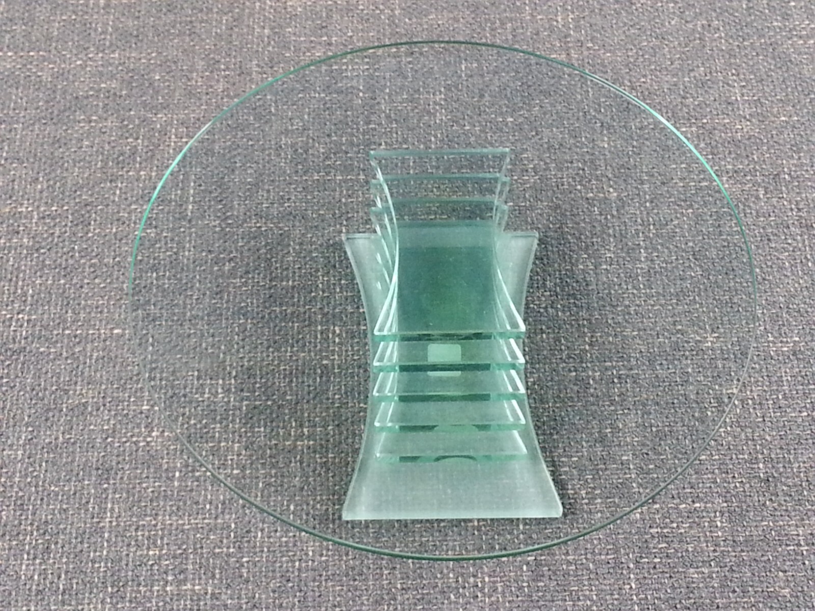 Partylite 8.5 Inch Glass Stratus Candle Holder With Box gallery