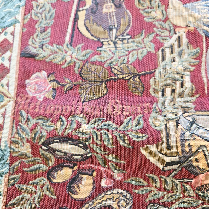 Tapestry Metropolitan Opera Table Runner Renaissance By Woven Art 89"X 18" gallery