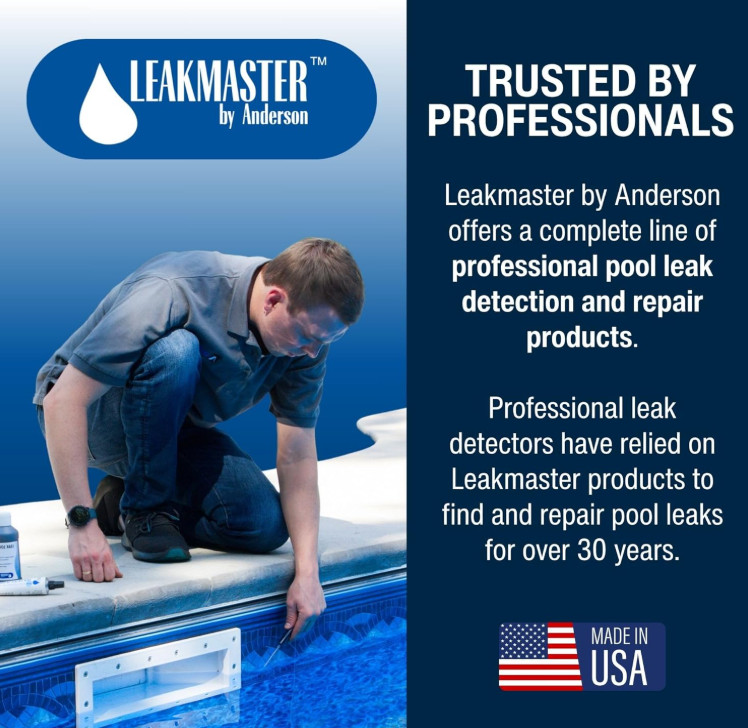 Leakmaster Pool Leak Detection Kit – 8 Oz Yellow Dye with Reusable Syringe - gallery