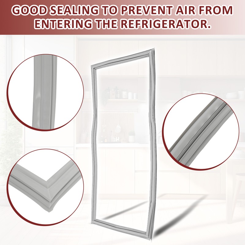 Compatible With Kenmore Whirlpool Refrigerator French Door Gasket W10830162 New gallery